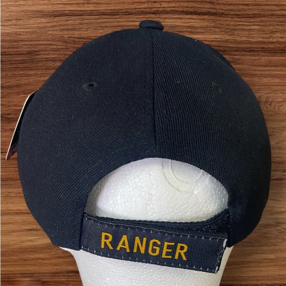 Army Ranger US Warriors Hat Black and Yellow New With Tags - Picture 5 of 6
